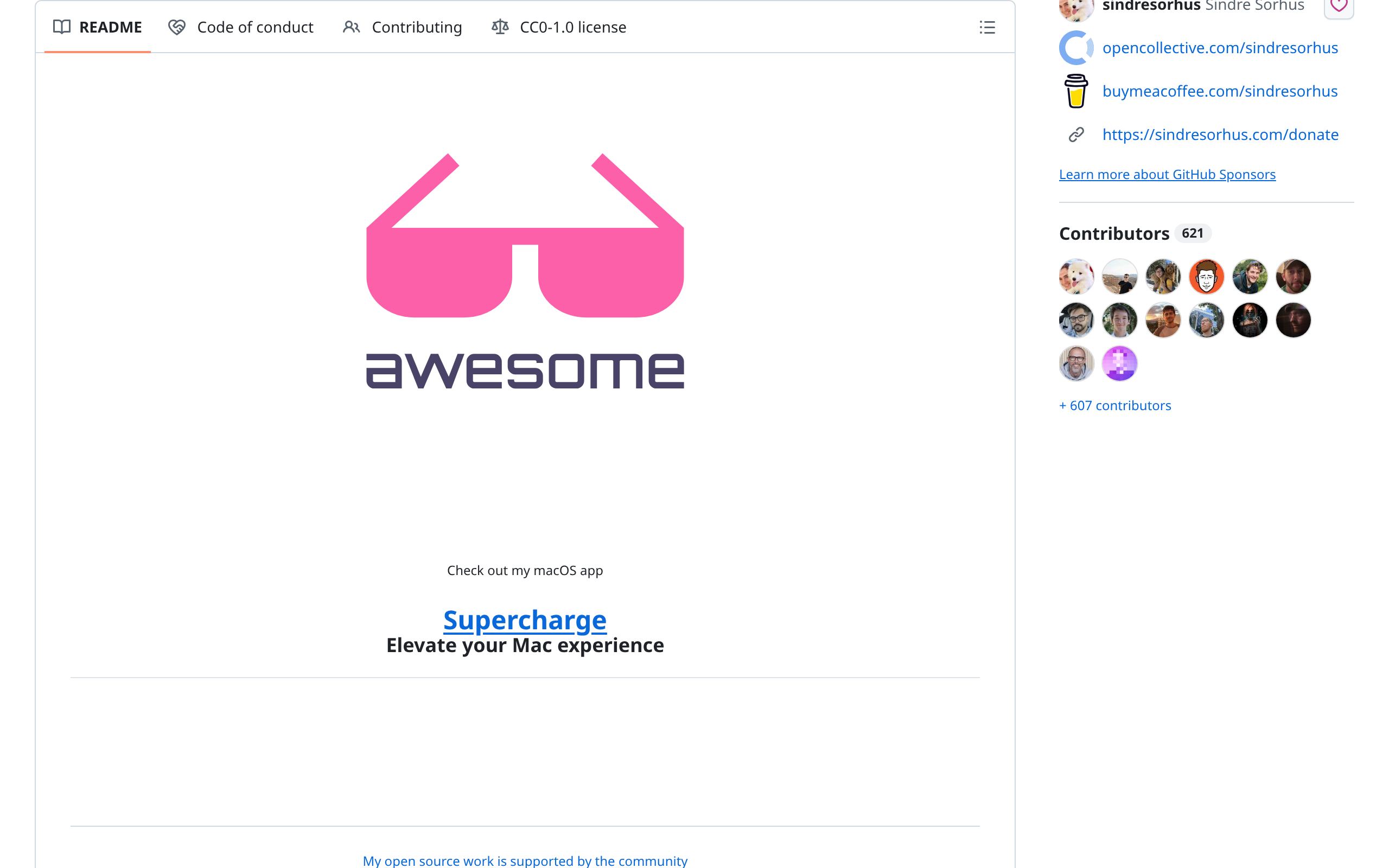 Homepage of Awesome