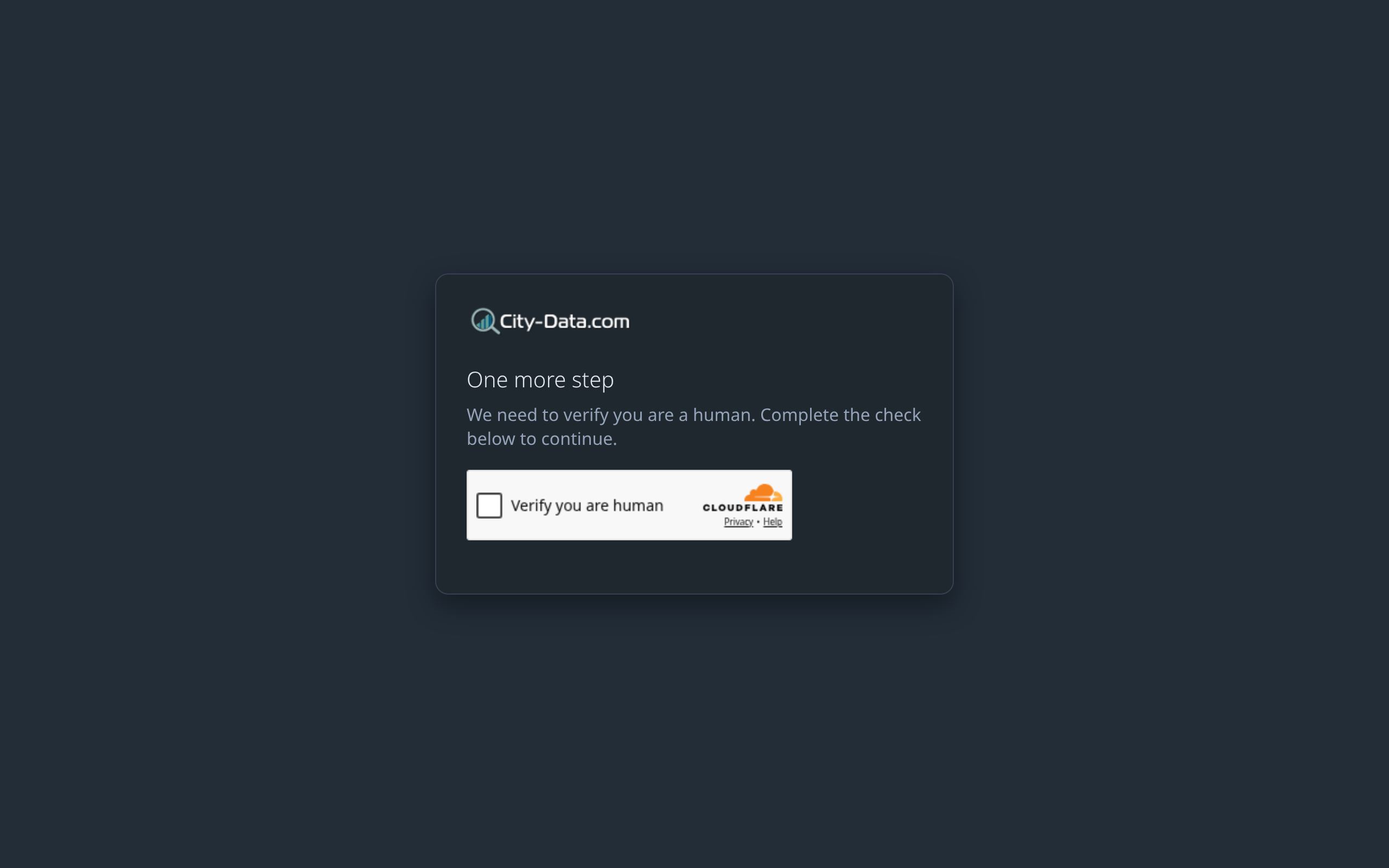 Homepage of City-Data
